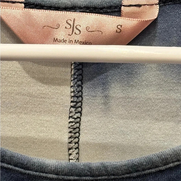 SJS cloud shirt with front tie  SMALL - Picture 4 of 4